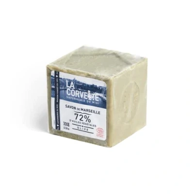Afbeelding van La Corvette Traditionele Marseille zeep met olijfolie. 300g Gecertificeerd 100% natuurlijk door ECOCERT