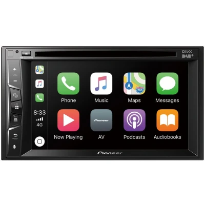 Afbeelding van Pioneer AVH A3200DAB Autoradio met scherm dubbel DIN DAB+ tuner, Bluetooth handsfree, Aansluiting voor achteruitrijcamera