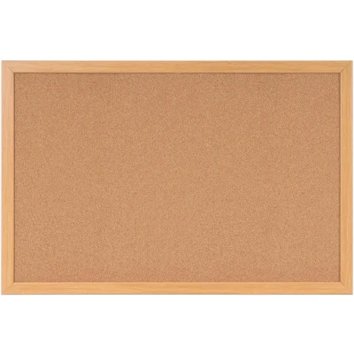 Afbeelding van Bi Office Earth Prime kurkbord, eiken kader, ft 90 x 60 cm