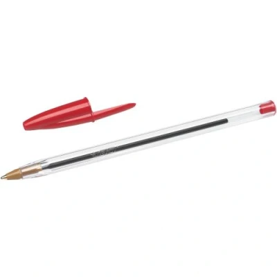 Afbeelding van Bic Balpen (Wegwerp) Cristal Rood 0.4 Mm Onuitwisbaar: Ja 1 stuks