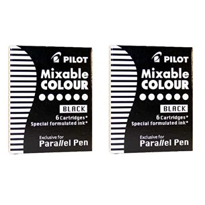 Image de Boîte de 6 cartouches Noir Pilot pour Parallel Pen