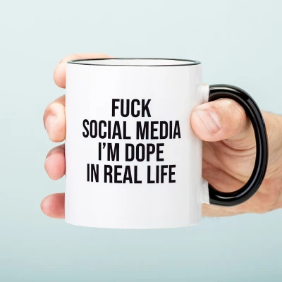 Afbeelding van Fuck Social Media Mok