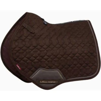 Afbeelding van LeMieux Zadeldekje Crystal Suede Close Contact Bruin L (Full) Agradi.be