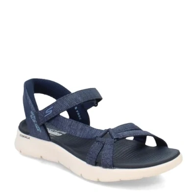 Afbeelding van Skechers Slip ins Go Walk Flex Zandal Illumin Dames Sandalen Navy