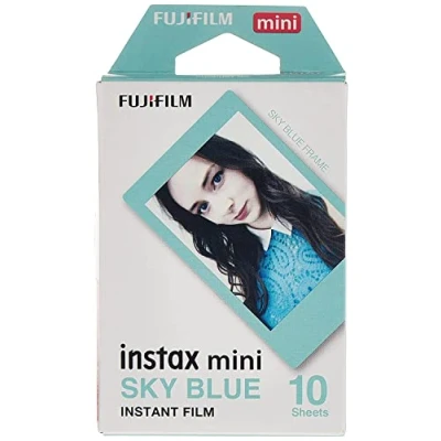 Afbeelding van Fujifilm Instax Mini Film Blue Instant fotopapier 1 x 10 stuks