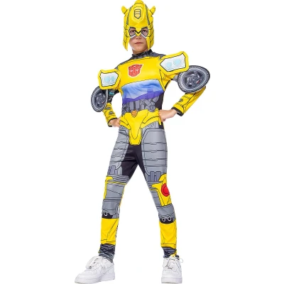 Afbeelding van FUNIDELIA Bumblebee kostuum Transformers voor jongens Maat: 97 104 cm