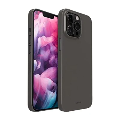 Afbeelding van Laut Slimskin hoesje voor iPhone 13 Pro Max transparant zwart