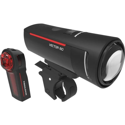 Afbeelding van TRELOCK verlichtingsset LS 600 I GO VECTOR 60 LUX / 740 REAR SET