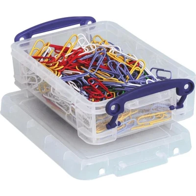 Afbeelding van Really Useful Box 0,35 Liter, Transparant Opbergdoos
