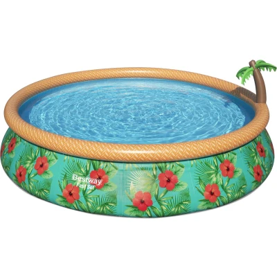 Afbeelding van Bestway Fast Set Zwembadset Paradise Palms opblaasbaar 457x84 cm