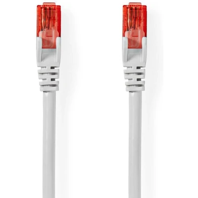 Afbeelding van Netwerkkabel Cat6 U/UTP 20 meter (100% koper, Wit)