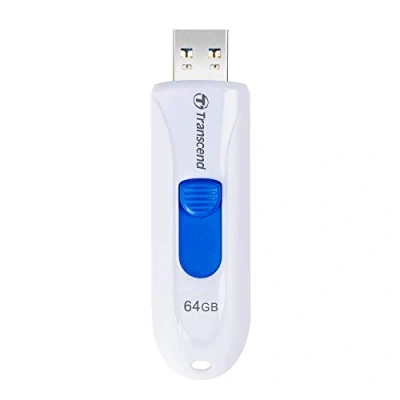 Afbeelding van Transcend JetFlash® 790 USB stick 64 GB Wit, Blauw TS64GJF790W 3.2 Gen 1