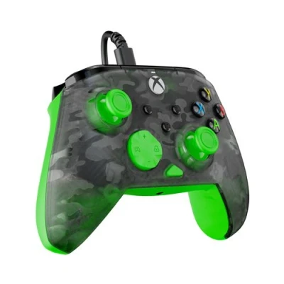 Afbeelding van Gamepad Xbox Series XS, One en PC Rematch Core RGB Bedraad Zwart/Groen Camouflage...