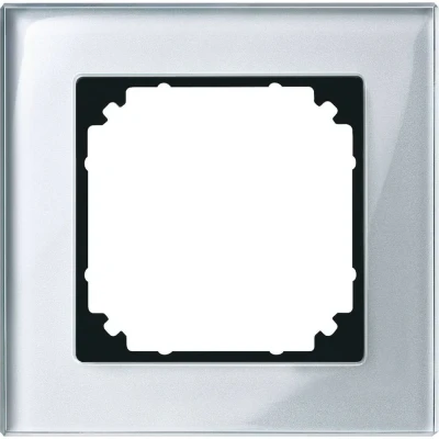 Afbeelding van Schneider Electric Merten System m afdekraam 1 voudig plan diamant / glas 489160