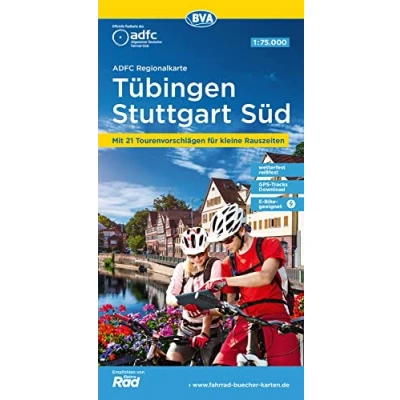 Afbeelding van Regionalkarte Tubingen / Stuttgart Süd cycling map