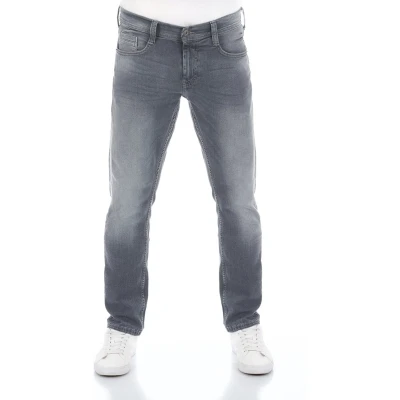 Afbeelding van Mustang Heren Jeans Broeken Oregon tapered Fit Grijs Volwassenen Denim Jeansbroek