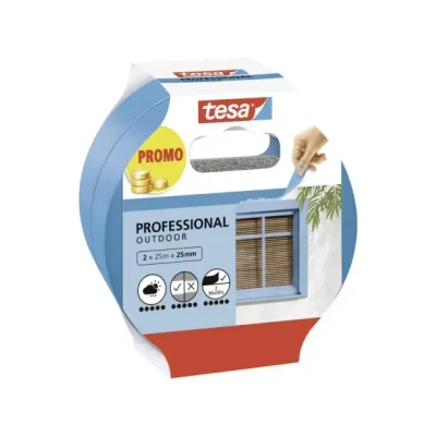 Afbeelding van tesa Professional Outdoor 56214 00000 03 Schilderstape Blauw (l x b) 50 m 25 mm 2 stuk(s)