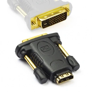 Afbeelding van DVI naar HDMI adapter Nedis (DVI D, Dual Link, Verguld)