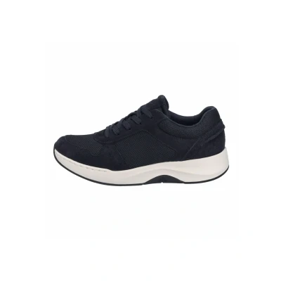 Afbeelding van Josef Seibel ELLI Ocean Sneakers laag, Dames, Maat: 37, Leer en textiel