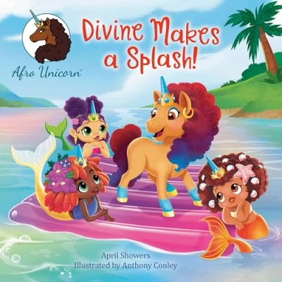 Afbeelding van Afro Unicorn Divine Makes a Splash!