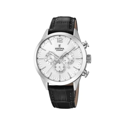 Image de Festina Timeless Chrono Hommes Montre Marron F20561 1