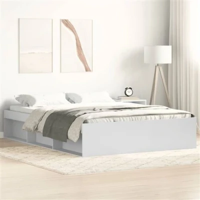 Afbeelding van Bedframe Bruineikenkleurig 140X200 cm 135 x 190 / Wit