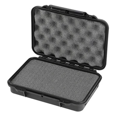 Afbeelding van TechnoPack Grip 002, zwart met plukschuiminterieur binnenafmetingen 212 x 140 47 mm