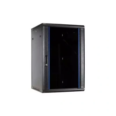 Afbeelding van 18U patchkast met glazen deur 600x600x900mm