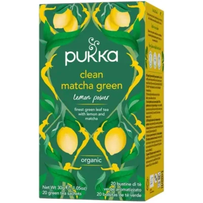Afbeelding van Pukka Clean Matcha Green Thee 20ZK