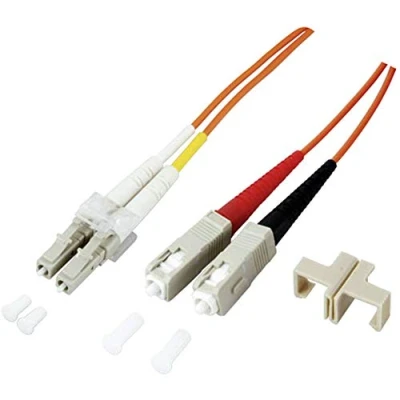 Afbeelding van 2 m Glasvezel Kabel LC SC OS2