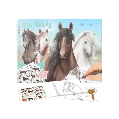 Afbeelding van Depesche Miss Melody paardenkleurboek