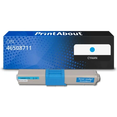 Afbeelding van Huismerk OKI 46508711 Toner Cyaan