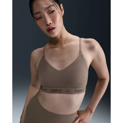 Afbeelding van Nike Performance INDY BRA Sportbh met light support, Dames, Maat: XS, Mink brown/ironstone