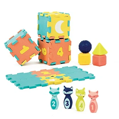 Image de Jeu d&#039;éveil Ludi Coffret d&#039;activité Tapis Quille Formes