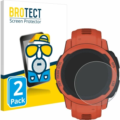 Afbeelding van BROTECT Screenprotector voor Garmin Instinct 2S Folie Beschermfolie matte (2 Stuks)