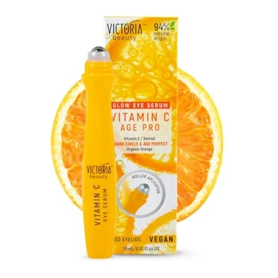Afbeelding van Victoria Beauty Vitamine C oog contour serum roller 15 ml