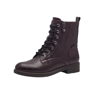 Afbeelding van Tamaris Veterboots, Dames, Maat: 37, Merlot Kunststof
