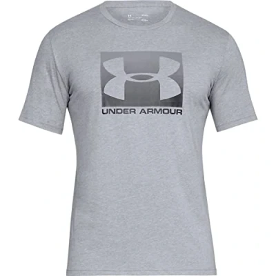 Afbeelding van Under Armour Boxed Sportstyle Tshirt print, Heren, Maat: XXL, Grey