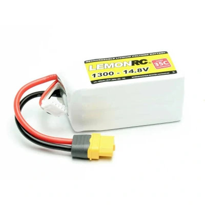 Afbeelding van LemonRC LiPo accupack 1300 mAh Aantal cellen: 4 35 C Softcase XT60