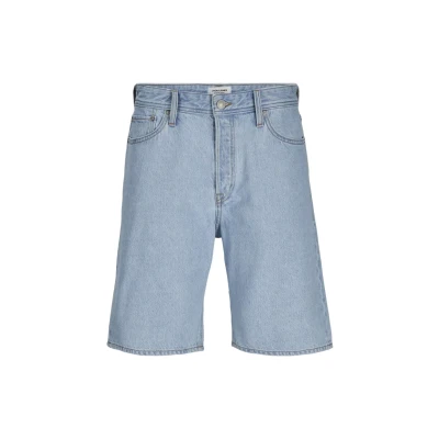 Afbeelding van Jack &amp; Jones Jjialex Jjoriginal Jeansshort, Heren, Maat: Large, Hellblau