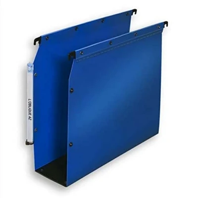 Afbeelding van Elba Ultimate PP hangmap, van polypropyleen, ondoorzichtig, voor kast, bodem 80 mm, blauw, 10 stuks
