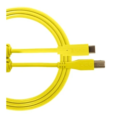 Afbeelding van UDG USB 2.0 C B Yellow Straight 1,5 m (U96001YL) Kabel voor DJs