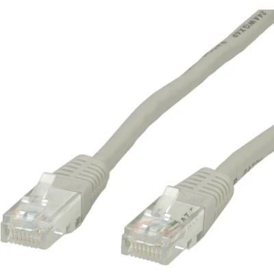 Afbeelding van VALUE Patchkabel Cat.6 UTP (Class E), grijs, 0,5 m