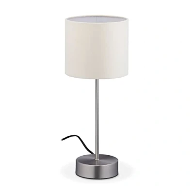 Afbeelding van Relaxdays, Tafellamp, Bedlampje (E14)