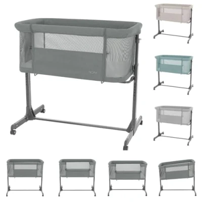 Afbeelding van Kikkaboo Co Sleeper Noah Grijs