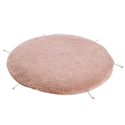 Afbeelding van Lorena Canals Wasbare poef Lou Vintage Nude D120cm