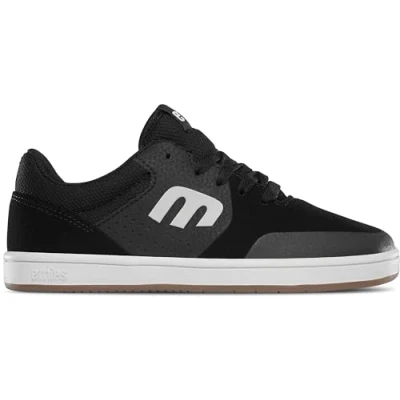 Afbeelding van Etnies KIDS Marana Unisex Sneakers laag voor kinderen, Maat: 34.5, Black Leer/ synthetisch