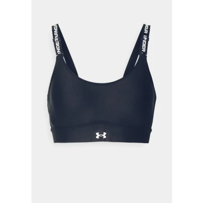 Afbeelding van Under Armour Infinity MID BRA Sportbh met medium support, Dames, Maat: SxA C, Black/white