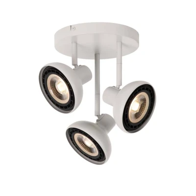 Afbeelding van Lucide SENSAS Plafondspot Ø 25,8 cm 3xES111 Wit