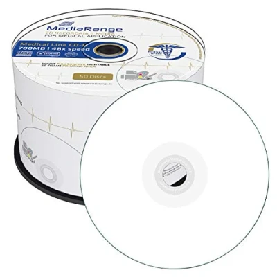 Afbeelding van MediaRange Medical Line CD R 700 MB Inkjet Printable 50 stuks